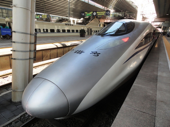 China en tren de Alta Velocidad
